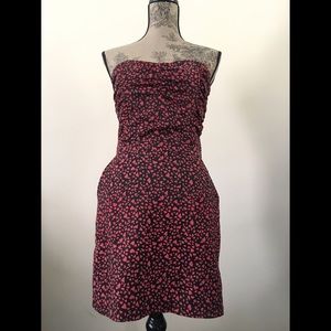 NWOT Urban Outfitters black/red hearts dress